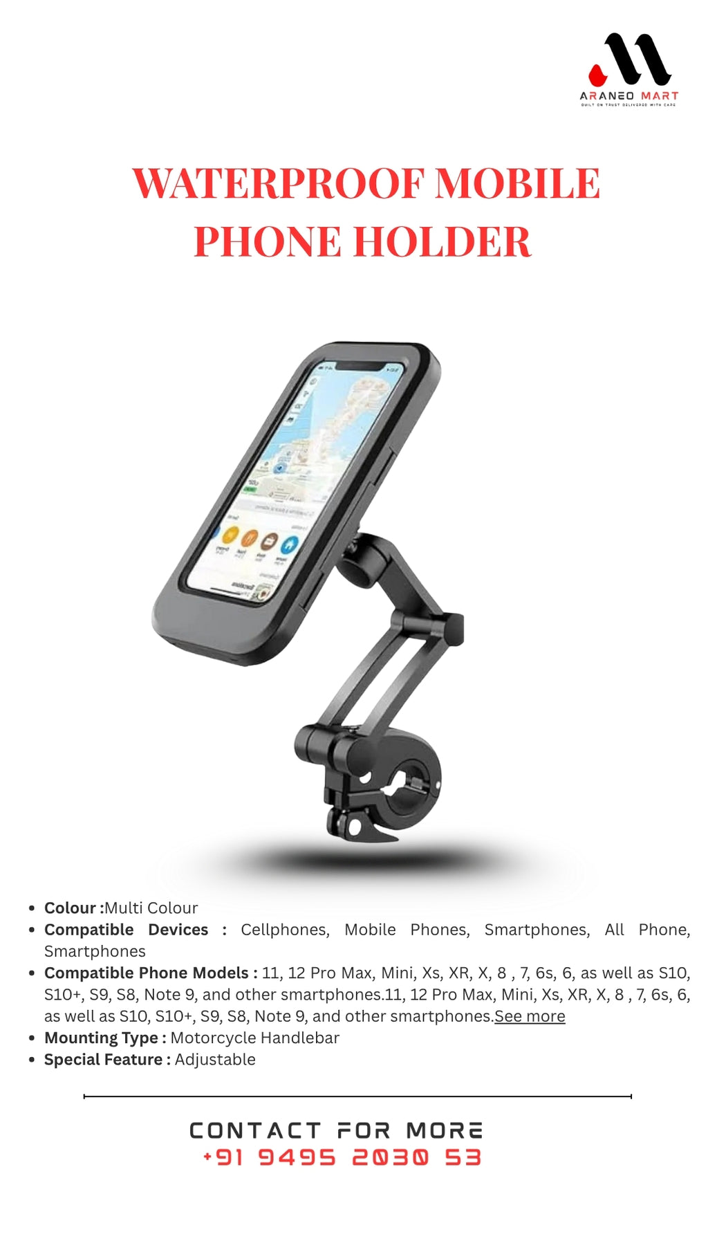 Water Proof Mobile Holder