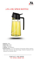 2 in 1 Oil Spray Bottle