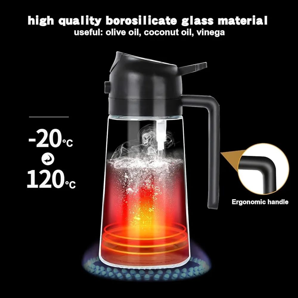 2 in 1 Oil Spray Bottle