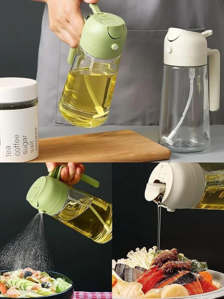 2 in 1 Oil Spray Bottle
