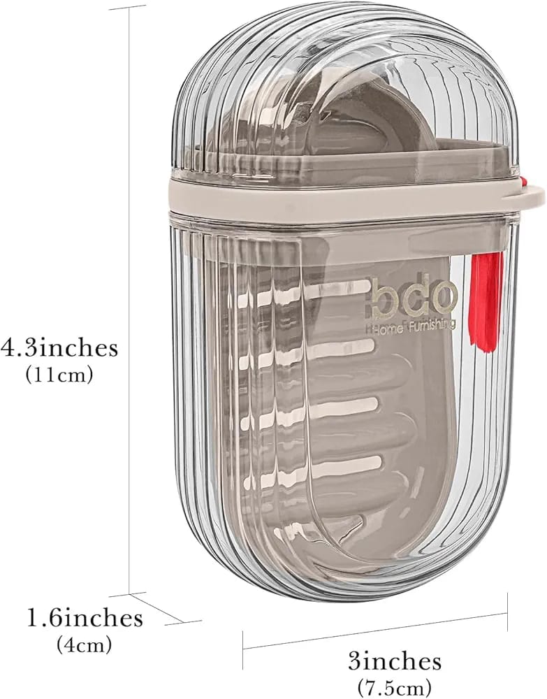 Transparent Travel Soap Case