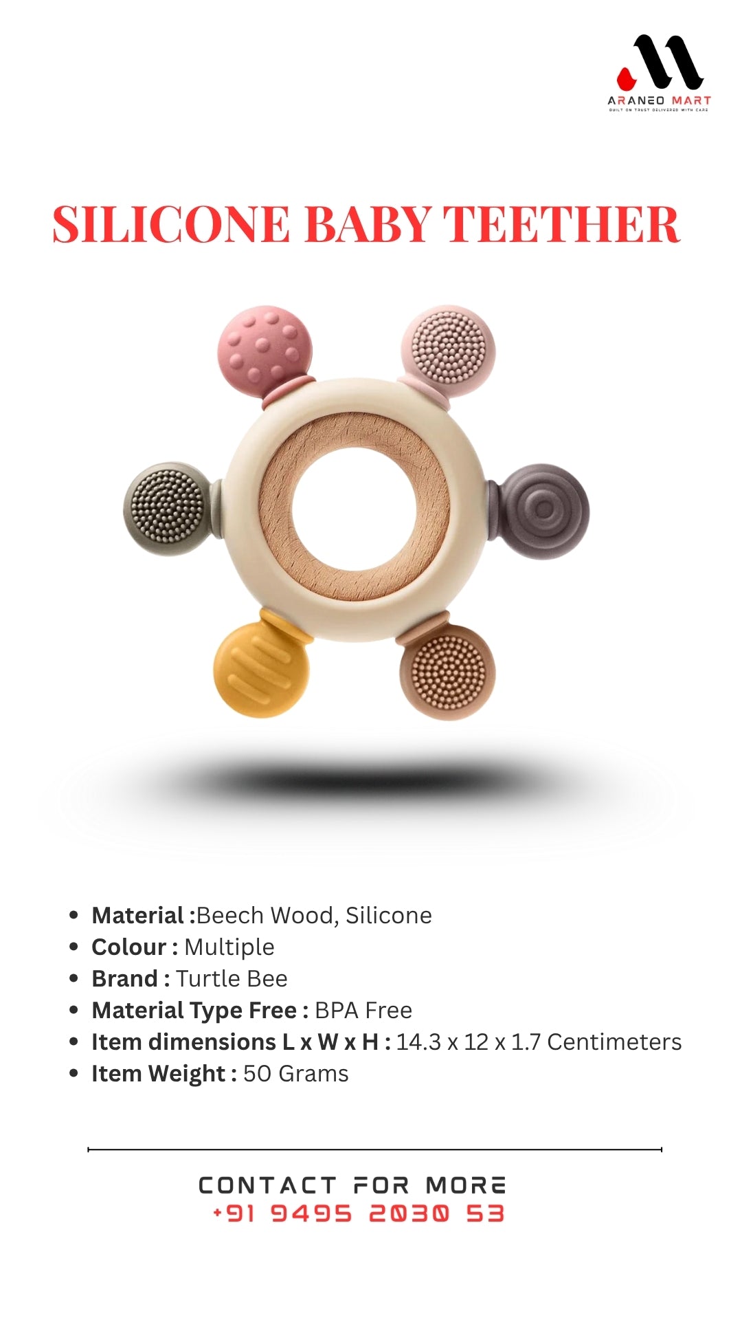 Silicon Baby Teether