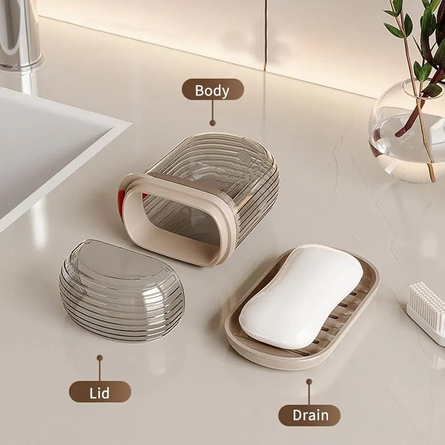 Transparent Travel Soap Case