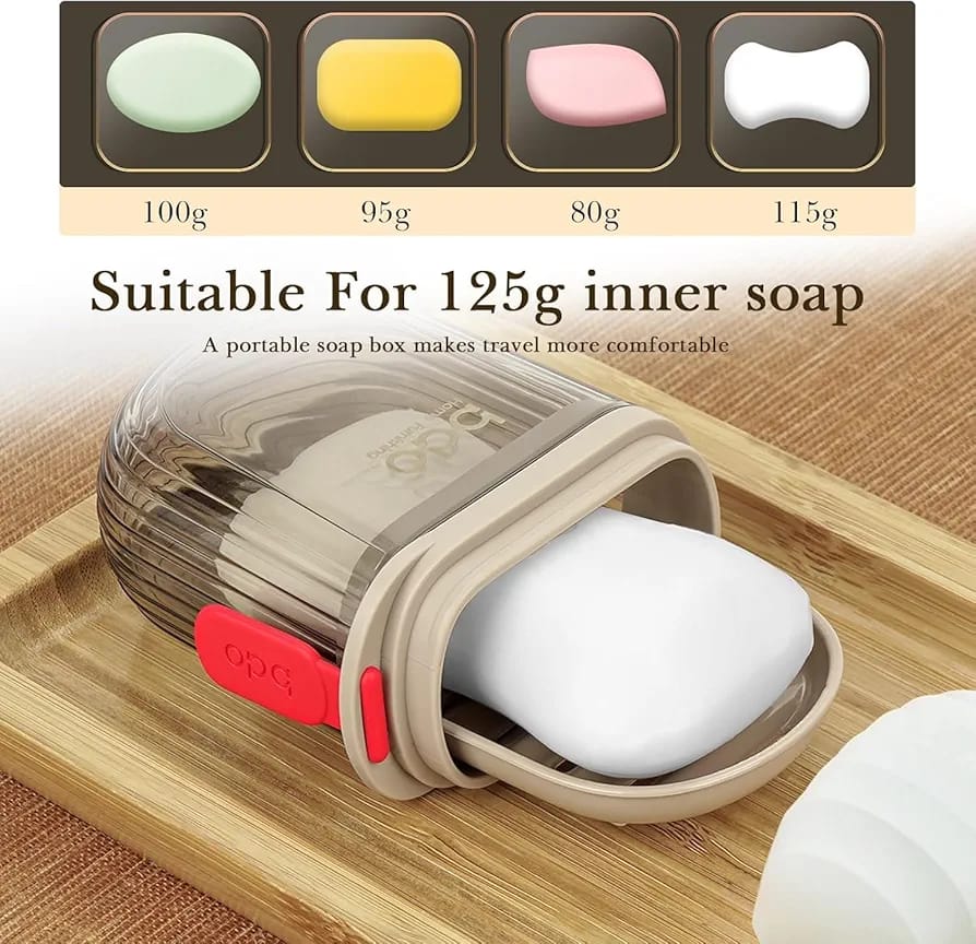 Transparent Travel Soap Case