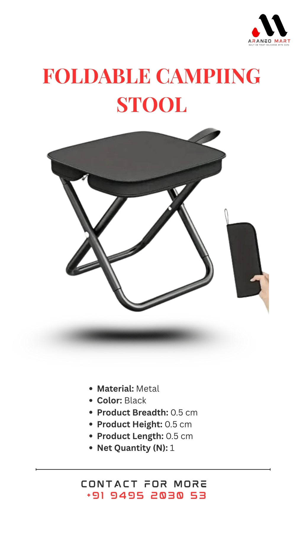 Foldable Camping Stool