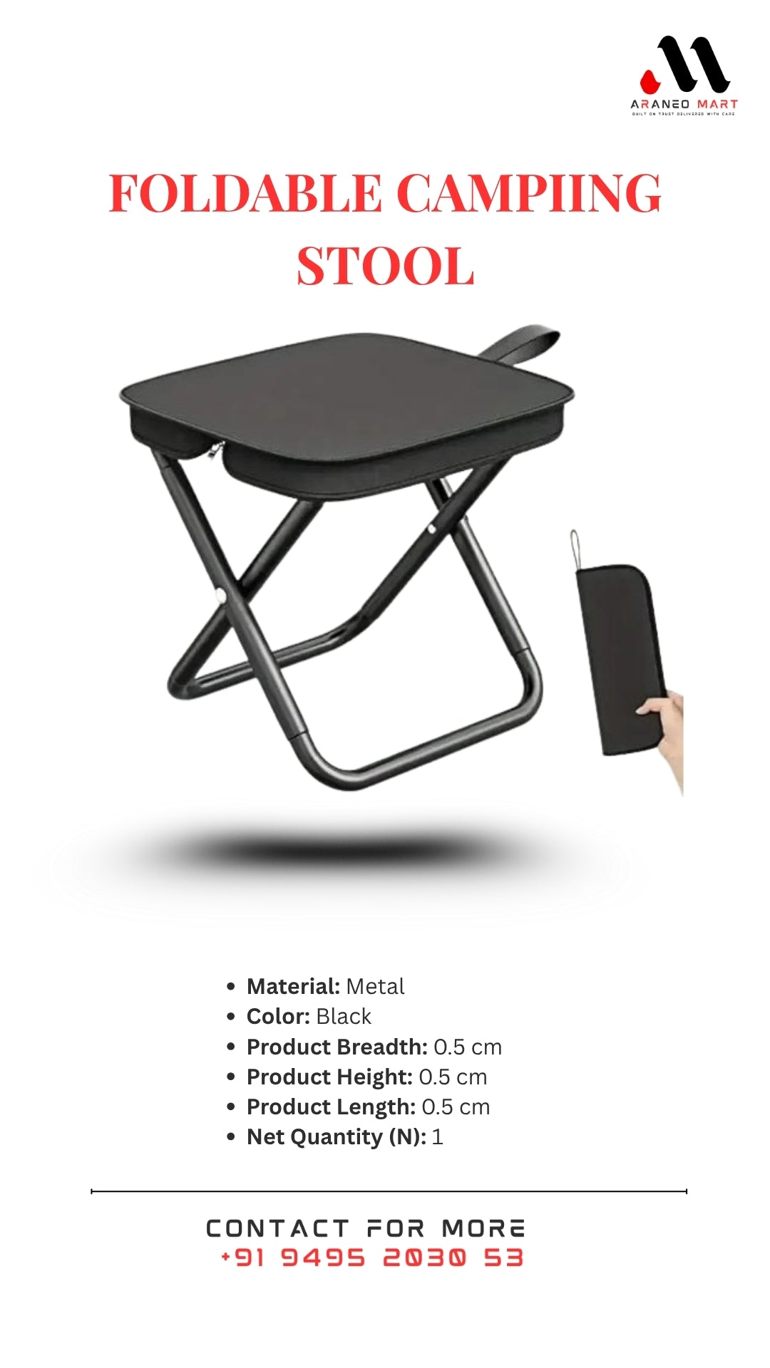 Foldable Camping Stool