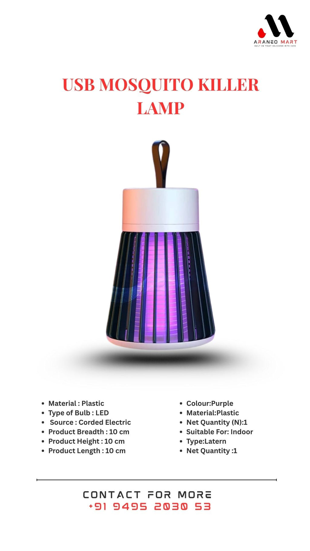 Usb Mosquito Killer Lamp