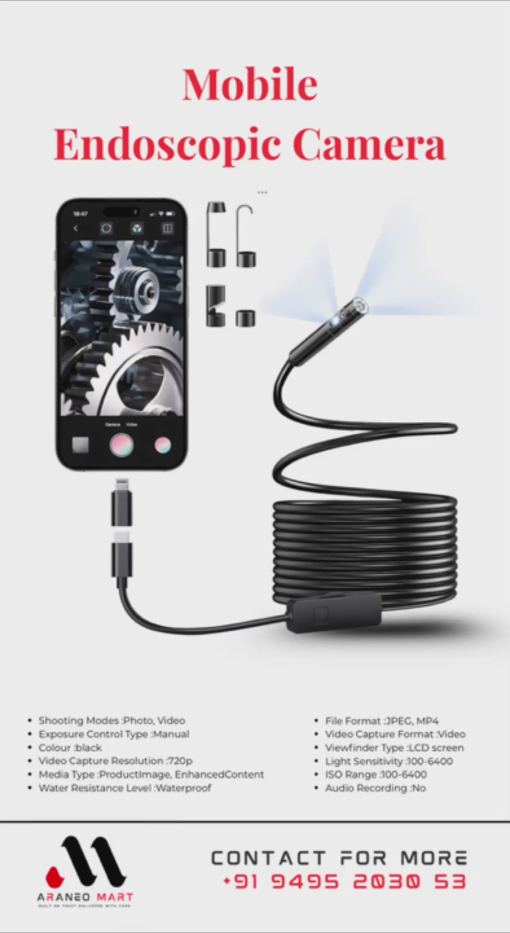 Mobile Endoscope Camera